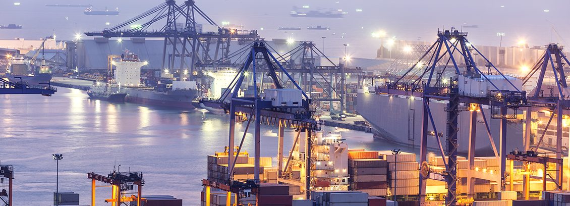 Puerto de exportación de carga refrigerada